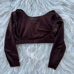 Skims Barely There Shapewear Arm Shaper Cocoa Size XXS